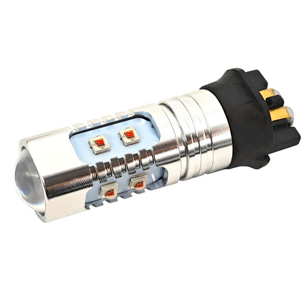 2 kpl PW24W LED-lamppu 12-24V CANBUS oranssi punaisiin sävyihin