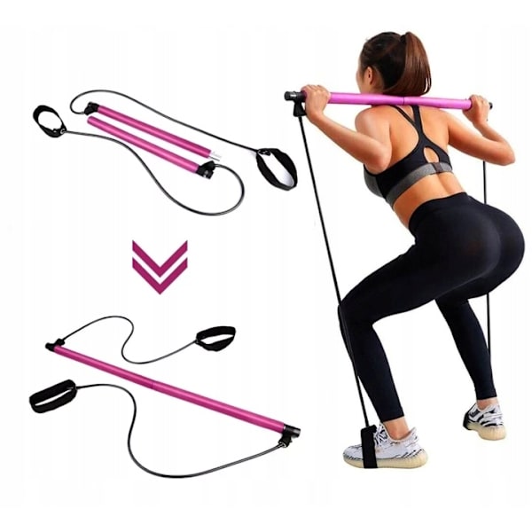 Harjoitustanko Kuminen vastus Pilates Yoga Fit, vaaleanpunainen