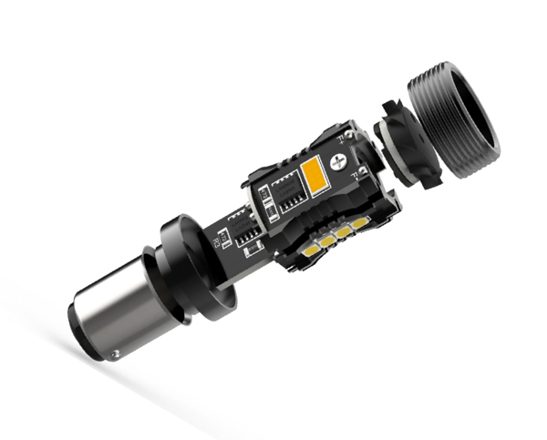2 kpl P21/5W LED-lamppu 1157 12V vikavapaa, kaksi väriä