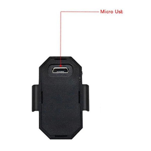 2kpl Lamppu 7 väriä universaali USB moottoripyörä, polkupyörä, drone