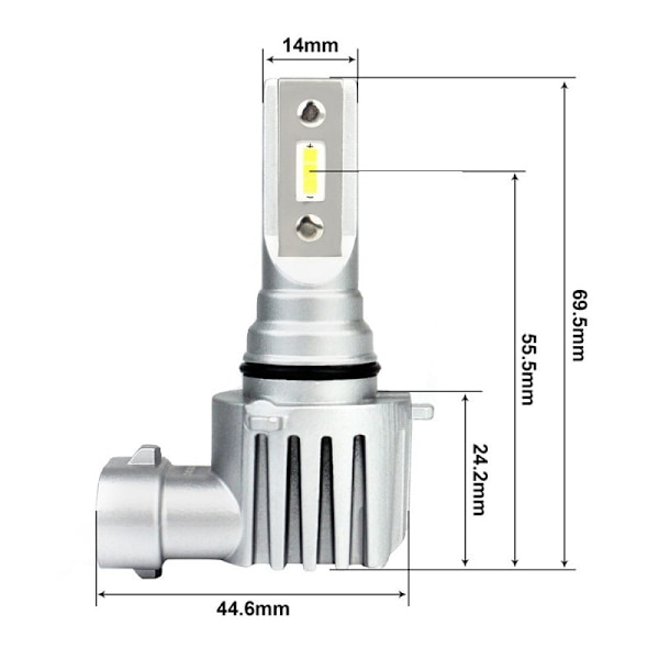 HiR 2 9V-30V CANBUS CSP LED-lamppusarja Uusi