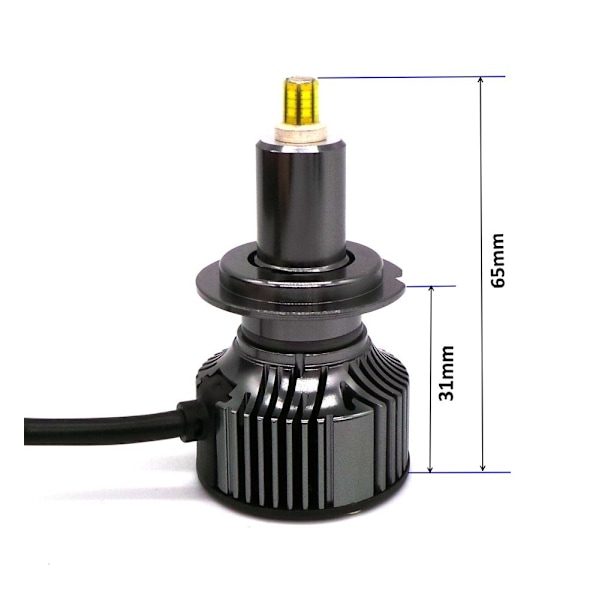 lED-lamput H7 9V-50V CANBUS 2kpl 20000lm