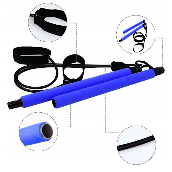 Harjoitustanko Kuminen vastus Pilates Jooga Fit, sininen