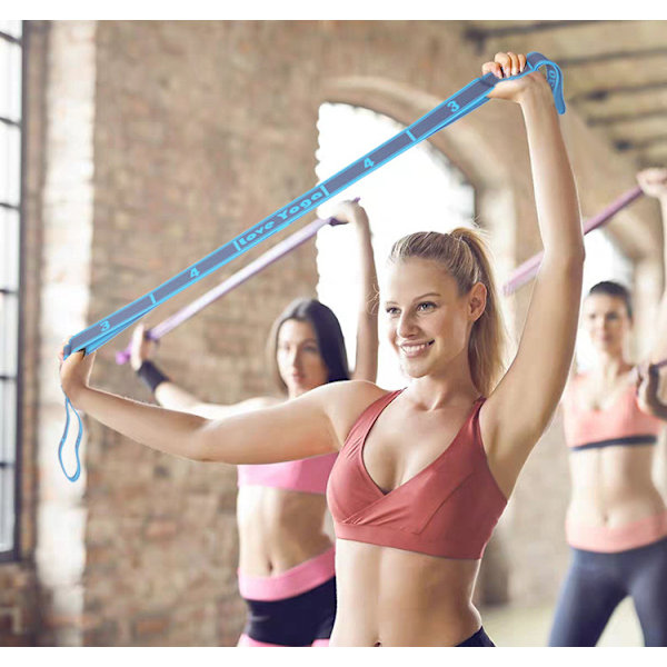 Gymnastikgummi för stretching Övningsband - gul
