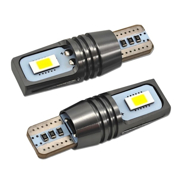 2 st W16W LED-lampor T15 12V-18V Canbus 1180lm stark