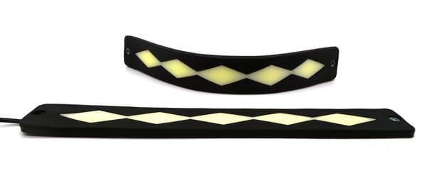 2 stycken flexibla dagsljus DRL COB LED 25W Ny