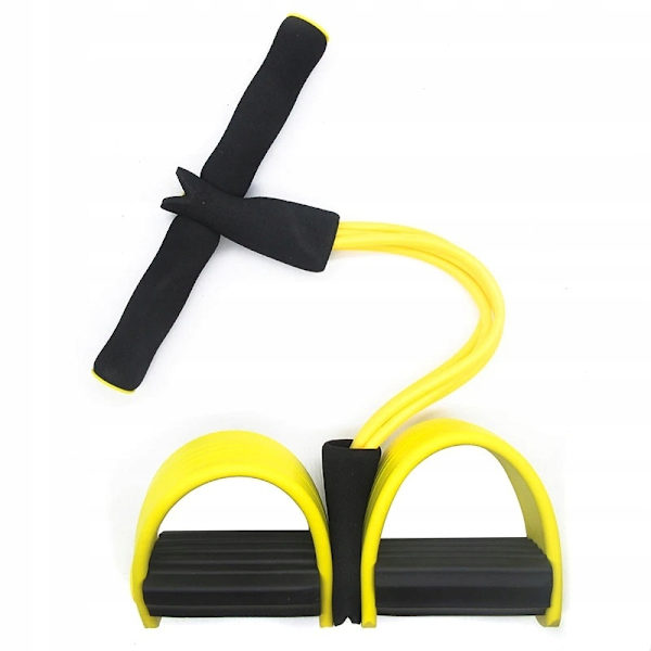 Leg Exerciser för ben-, mag-, lår- och armträning, gul-svart
