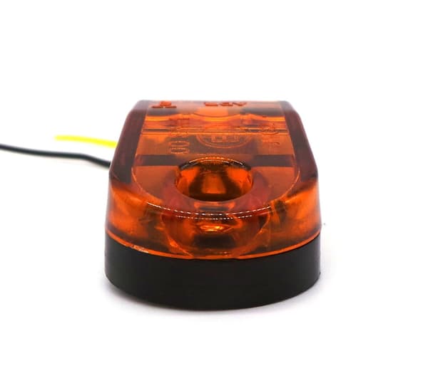 2 stk. Markørlampe 2 LED 12-24V farve Orange