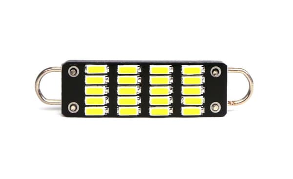 4 kpl LED-lamppu SV8.5, C5W 12V CANBUS 44mm ja silmukka