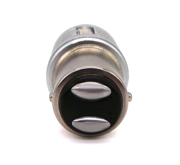 2 kpl P21/5W LED-lamppu BAY15D 12-24V CANBUS 2000lm punainen