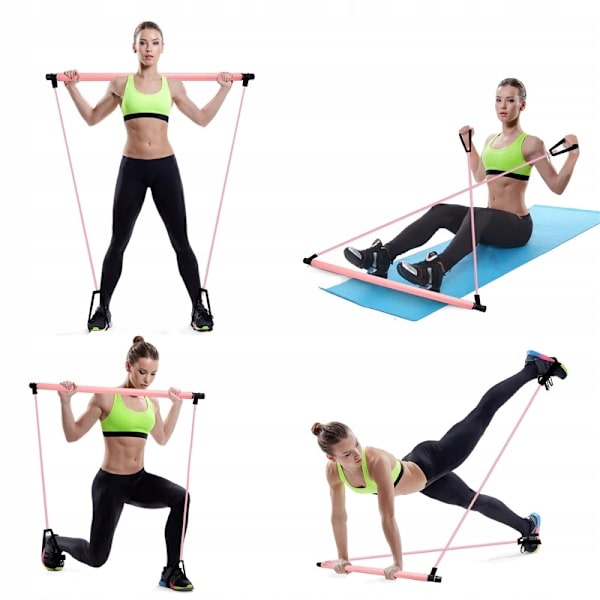 Harjoitustanko Kuminen vastus Pilates Yoga Fit, vaaleanpunainen