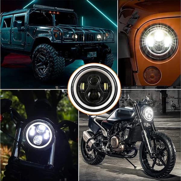Etuvalo 7" Full LED 8, 1kpl