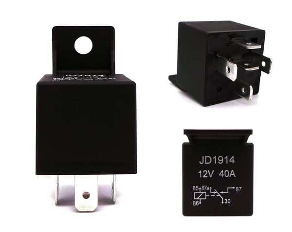 2 kpl Releet Universal 5 pin 12V 40A