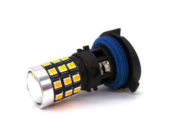 2 kpl HP24W LED-lamppu 12-24V CANBUS-virtaa Oranssi