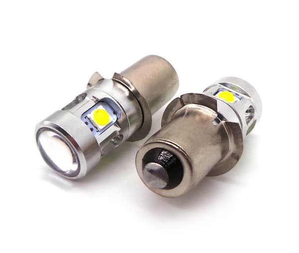 2 kpl LED-lamppu PX13.5, P13, P13.5s 3V taskulamppuihin
