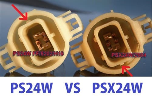 2 st Stift H16, PS24W, PS19W, 5202