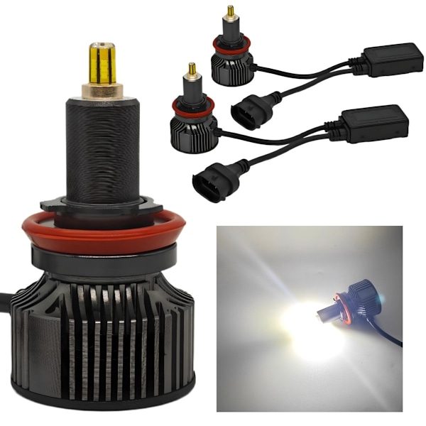 2 st LED-lampor H11 9V-50V CANBUS 20000lm