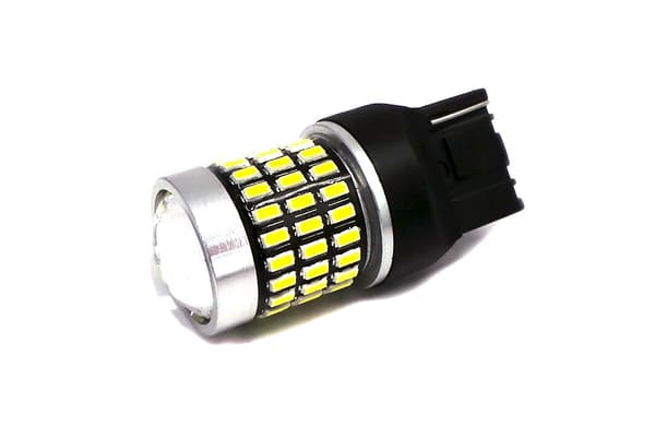 2 st LED-lampor 7440, W21W 12-24V CANBUS 2100lm vit lins