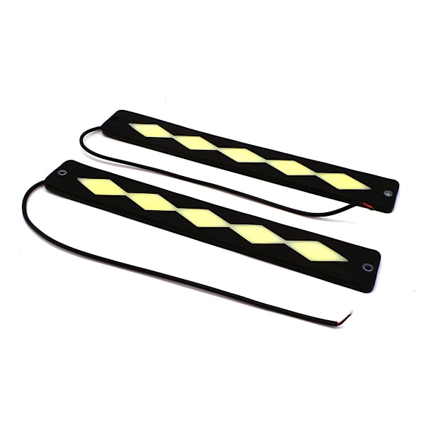 2 stycken flexibla dagsljus DRL COB LED 25W Ny