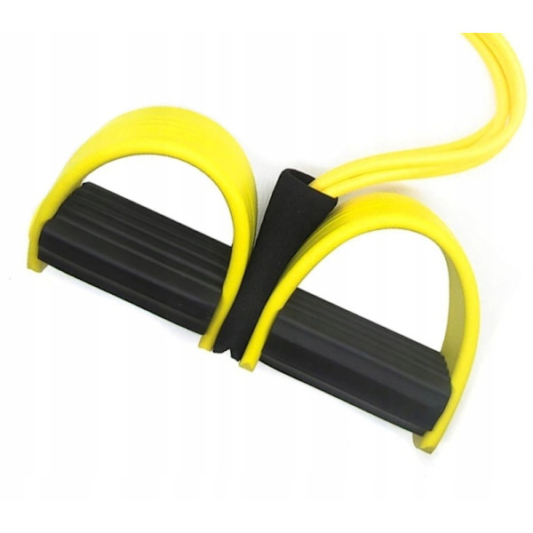 Leg Exerciser för ben-, mag-, lår- och armträning, gul-svart