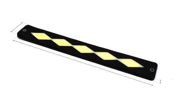 2 stycken flexibla dagsljus DRL COB LED 25W Ny