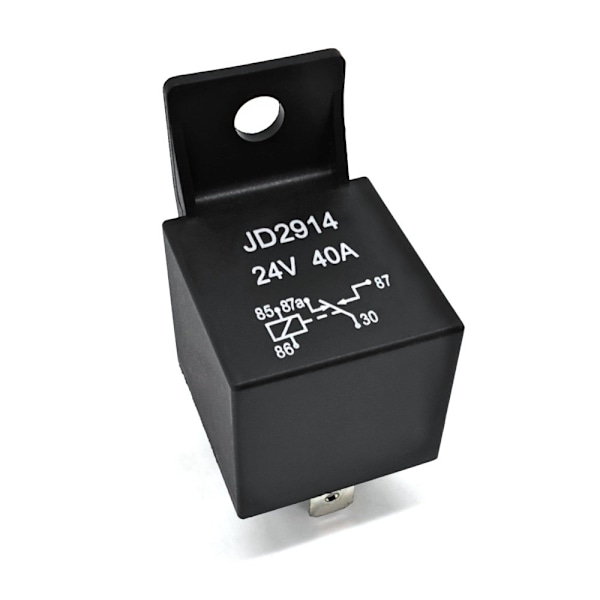 2 kpl monikäyttörele 5 pin 24V 40A