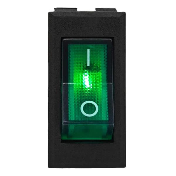 3 kpl On/Off-kytkin, LED-salvanappi 12V Vihreä