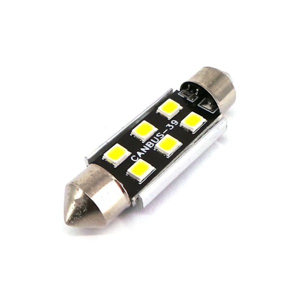 4 kpl LED-lamppu SV8.5, C5W 12-24V CANBUS 39mm 220lm 220lm