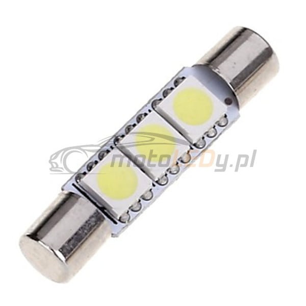 5 kpl LED-lamppu TY-T6 12V 60lm CANBUS 28mm