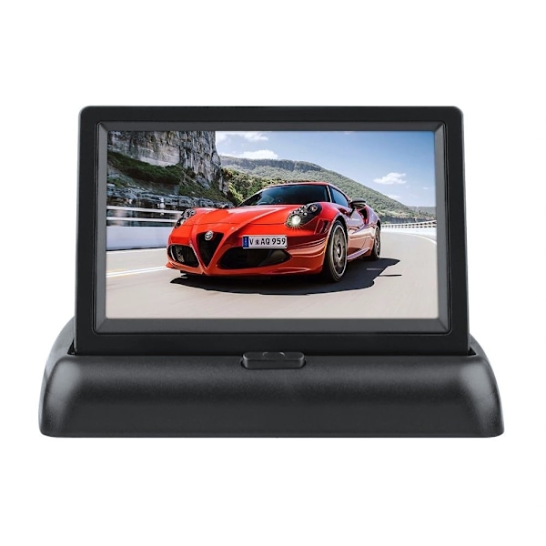 Monitor, backkamera display vikbar 12V