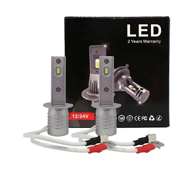 LED-lamppuja H1 9V-30V CANBUS CSP SET Uusi