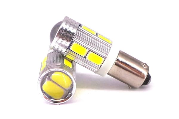 2 kpl LED-lamppu BAX9S H6W 12V 400lm CANBUS