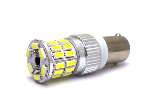 2st H6W LED-lampor BAX9S 12-24V CANBUS vit stark 700lm