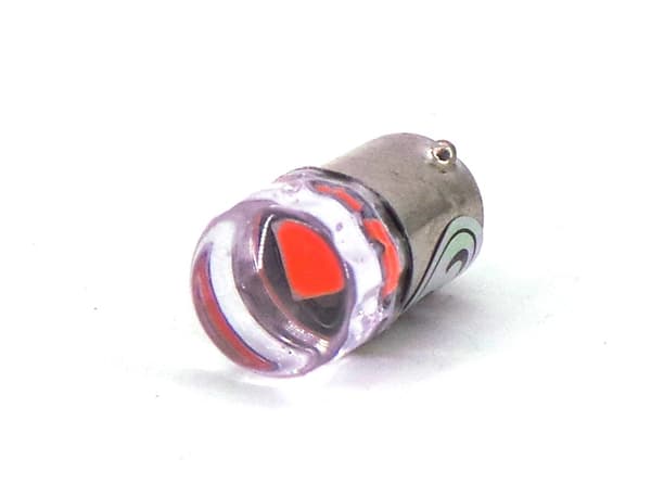 6 kpl LED-lamppu BA9S, T4W 12V CANBUS 140 lm värit Punainen