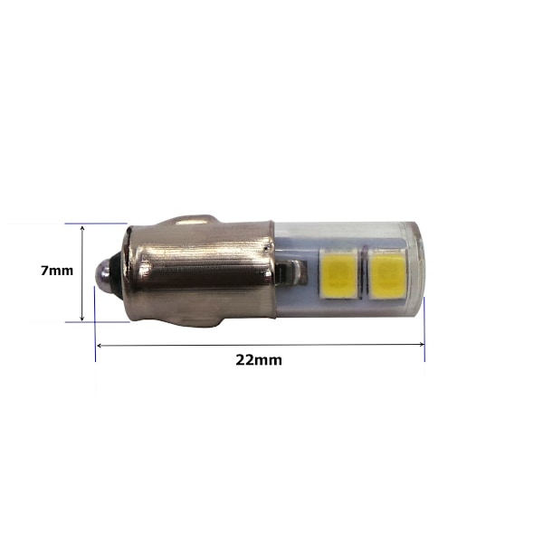4 kpl LED-lamppu BA7S 12V 250lm valkoinen
