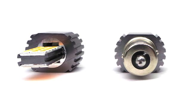 2 st LED-lampor PY21W, BAU15S 12-24V CANBUS vit  Ny