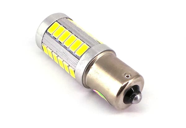 2 kpl LED-lamppu BA15S P21W 12-24V 1300lm CANBUS