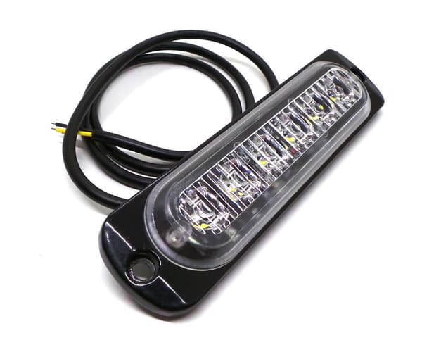 Backljus 6 LED 12V-24V, vit