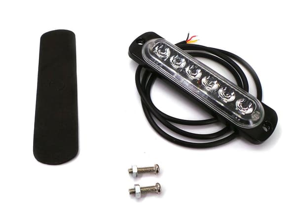 Stroboskooppimerkkivalaisin 6 LED 12V-24V, sininen