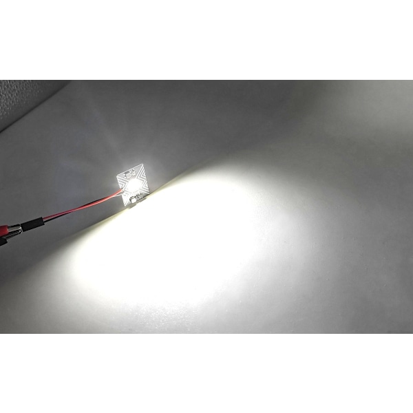 2 kpl Paneeli 1 LED 12V W5W, T10, C5W, SV8.5, BA9S, T4W CANBUS 950lm valkoinen voimakas