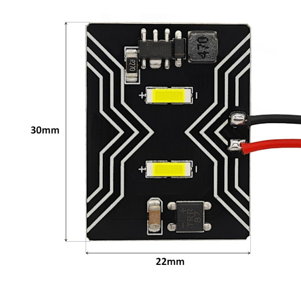 2 kpl Paneeli 2 LED 12V W5W, T10, C5W, SV8.5, BA9S, T4W CANBUS 950lm valkoinen vahva