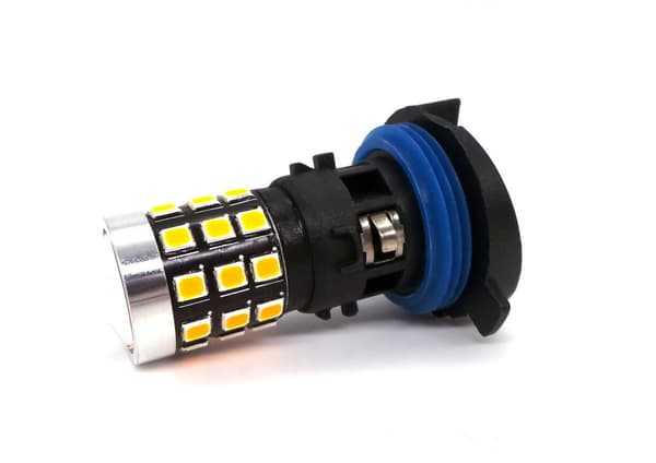 2 kpl HP24W LED-lamppu 12-24V CANBUS-virtaa Oranssi