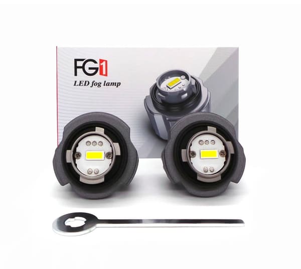 2 st LW5B LED-lampor 12V-18V CANBUS 4000lm starkvitt