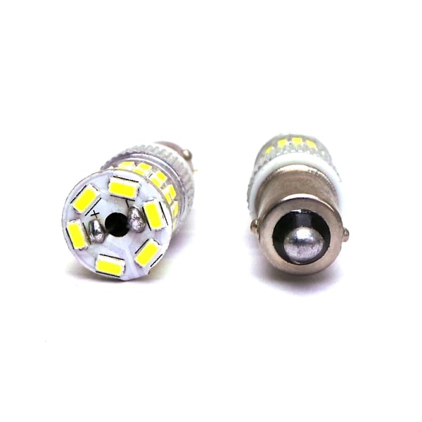 2 kpl LED-lamppu BA9S 12-24V CANBUS valkoinen vahva