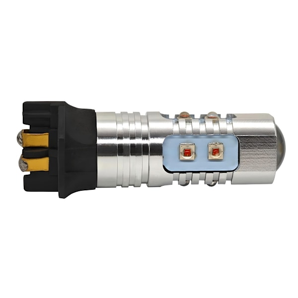 2 st PW24W LED-lampor 12-24V CANBUS orange för röda nyanser