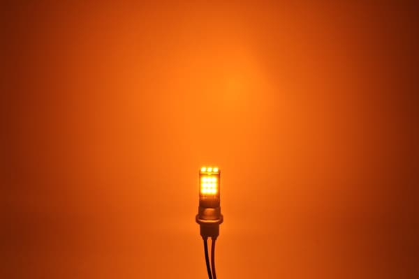2 kpl W16W LED-lamppu 12-24V CANBUS 1200lm Oranssi