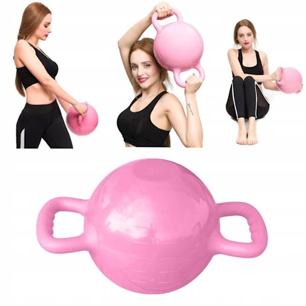 Kettlebell för vatten, justerbar 1-5 kg, Hantel