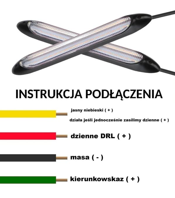 DRL FLEX LED-päiväajovalot + dynaamiset suunnat + WOW