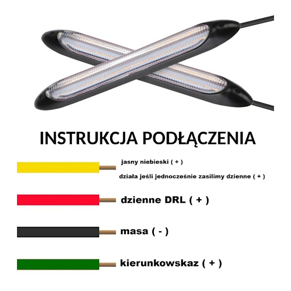 DRL FLEX LED-varningsljus + dynamiska blinkers + WOW