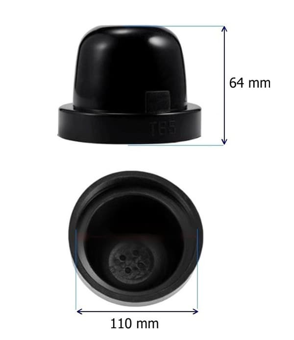 2 st Kork, LED-lampa, HiD 110mm